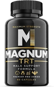 (1 Pack) Magnum TRT Pills - Male Vitality Support Supplement - 60 Capsules - Picture 1 of 10