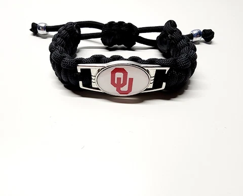 Oklahoma Sooners Adjustable Bracelet Sports Fan Apparel & Souvenir College NCAA Cover