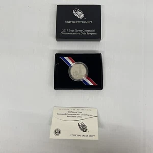 2017  S Boy's Town Mint Commerative Coin - Half Dollar - See Photos For Specs - Picture 1 of 8