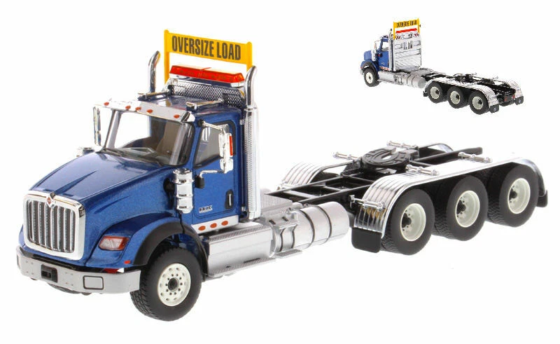 Hx620 Tridem Tractor Blue Camion Truck 1:50 Model DIECAST MASTERS - Immagine 1 di 1