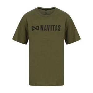 Navitas Core Tee T-Shirt Green - All Sizes - Carp Fishing Outdoor Clothing - Picture 1 of 10