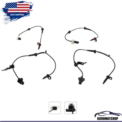 Set of 4 Front Rear Left Right ABS Wheel Speed Sensor For Honda Accord 2013-2017 - Image 1 of 4