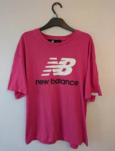 New Balance Pink T-Shirt Size Extra Large Good Condition Fast Shipping - Picture 1 of 5