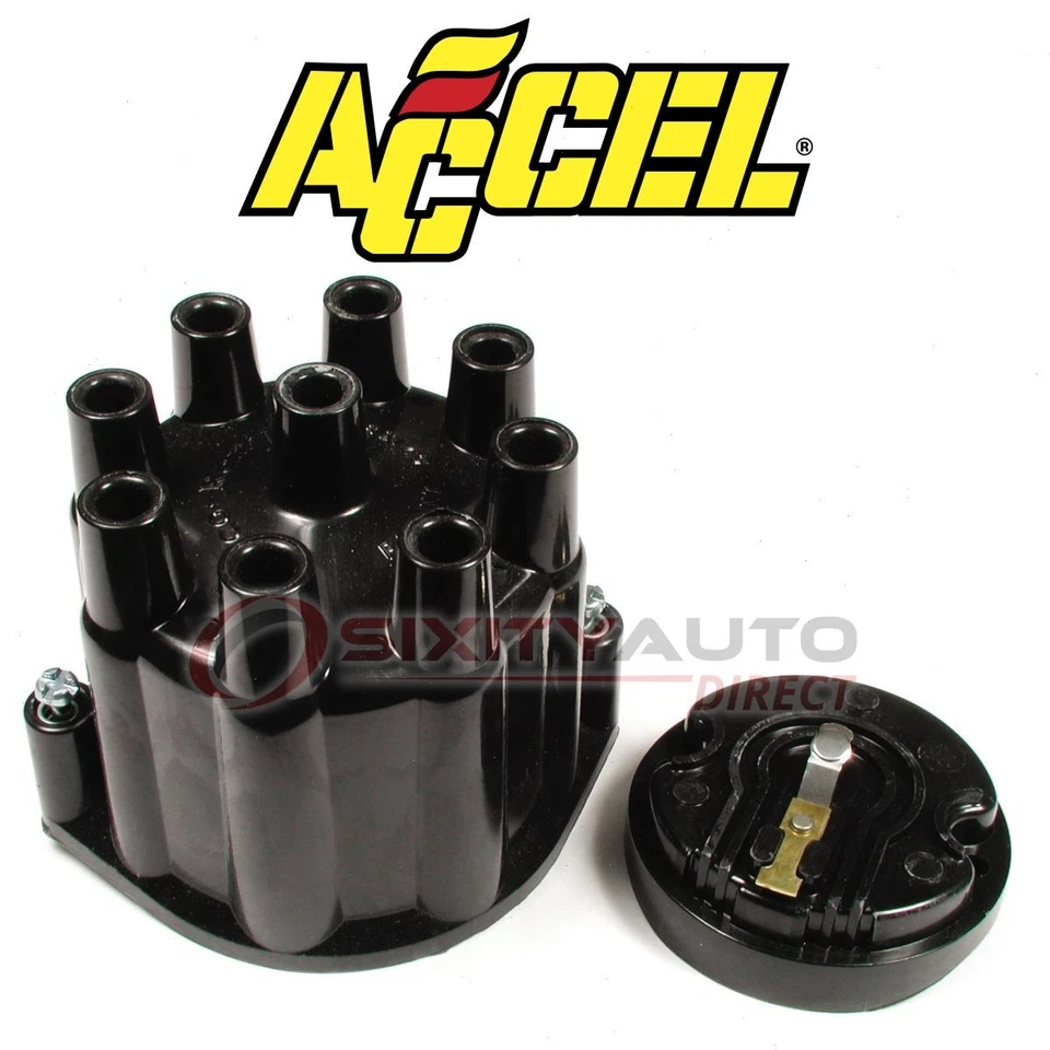 ACCEL Distributor Cap & Rotor Kit for 1967-1974 GMC C25 C2500 Suburban 5.0L qz Foto 1 de 4