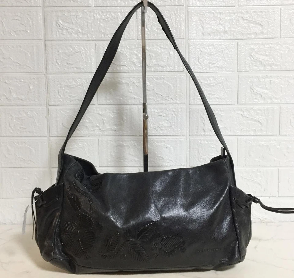 Bolso de Hombro Francesco Biasia de Cuero para Mujer Bandolera Negro Excelente Estado Foto 1 de 4