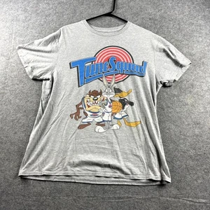 Camiseta Space Jam Tune Squad Para Hombre Grande Gris Estampado Gráfico Manga Corta Informal - Imagen 1 de 7
