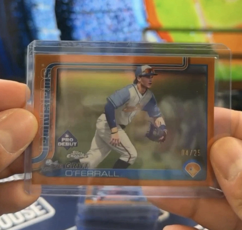 2025 Topps Pro Debut Griff O'Ferrall Orange Refractor /25 Baltimore Orioles - Image 1 of 1