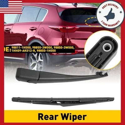 Rear Wiper Arm Blade Fit Hyundai Tucson Kia Sportage 2010-2015 2011-2016 - Image 1 of 4
