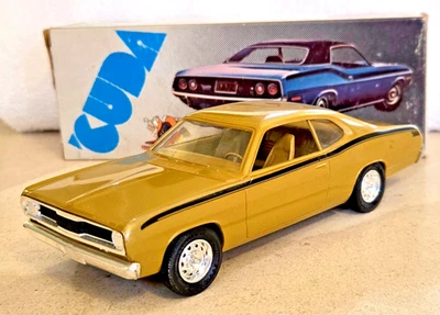 原装 1972 年普利茅斯掸子 340 金叶 MPC 汽车促销 + 盒 Mopar 模型车 — 第 1/4 张图片