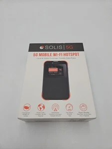 Solis 5G Mobile Hotspot - Local & Global Coverage Router and Case - NEW in BOX! - Picture 1 of 3
