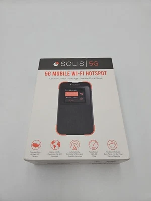 Solis 5G Mobile Hotspot - Local & Global Coverage Router and Case - NEW in BOX!  - Image 1 of 3