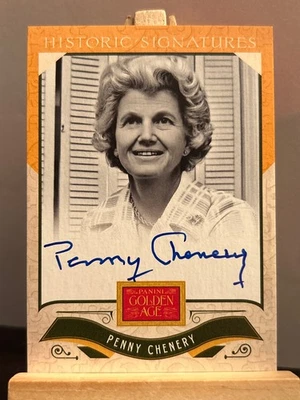 2012 Panini Golden  Age Penny Chenery Secretariat owner Autograph card - Image 1 of 2