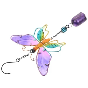 Wrought Iron Wind Chime Mother Butterfly Chimes Garden Windchimes Decoration - Picture 1 of 12