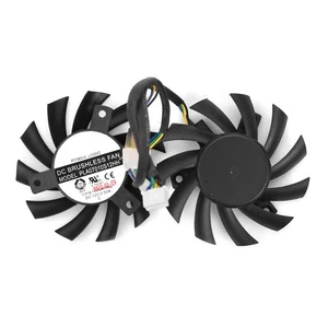 Pair Fans Cooler Fan For MSI R5770 N450GTS HAWK N440GT PLA07010S12HH 65mm - Afbeelding 1 van 8