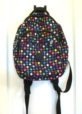 Mochila para Tableta Pequeña Kipling Azul Marino y Multicolor Punto Rayas SIN Dijes Niños Foto 1 de 4