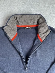 The North Face Herren 1/4 Zip Pullover Erwachsene XL Blau Langarm Pulli Style - Bild 1 von 11