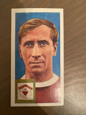 BOBBY CHARLTON ROOKIE CARD 1963 CADET SWEETS LTD FOOTBALLERS & CLUB COLOURS