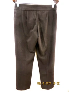 COUNTERPARTS SZ 12 Petite Poly/Rayon/Spand Taupe Brown Dress Pants Trousers - Picture 1 of 19