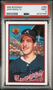 JOHN SMOLTZ 1989 BOWMAN PSA 9 MINT BRAVES ROOKIE RC 🔥🔥 - Picture 1 of 2
