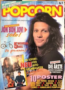 popcorn Nr. 9 vom September 1990 Zeitschrift Jugendmagazin Musik Film Kino Lifes - Bild 1 von 16
