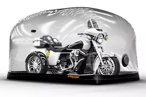 Amazon Protección Moto Cápsula Burbuja Cubierta 110.24" x 70.87” x 62.99” - Imagen 1 de 19
