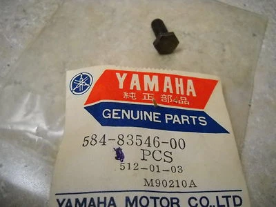 NOS 原始设备制造商雅马哈速度计螺栓 1976 - 1984 XS360 SR500 XS750 584-83546-00 — 第 1/4 张图片