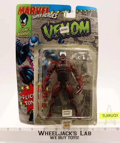 Carnage Venom Custom Fan-Made Action Figure Marvel Comics Cover