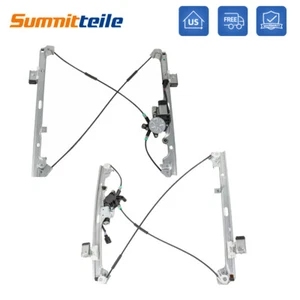 Par de reguladores de ventana delanteros izquierdo derecho para Cadillac Chevy GMC Sierra 2000-2006 - Imagen 1 de 11
