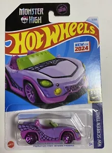 HOT WHEELS MONSTER HIGH GHOUL MOBILE HW SCREEN TIME 2023 1/10 A Case NEW - Picture 1 of 2