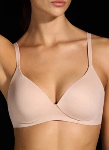 New - EBY 3d Percusion Bra Rose Dust Size XLDD 42C 42D 40DD 42DD - Picture 1 of 9