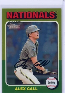 2024 Topps Heritage High Number Alex Call #113 Chrome Variation /699 - Picture 1 of 2
