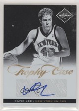 2011-12 Panini Limited Trophy Case Signatures /49 David Lee #23 Auto