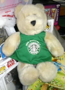 NWT Starbucks Coffee Bearista Barista Teddy Bear 30th Anniversary Plush SO CUTE - Picture 1 of 3
