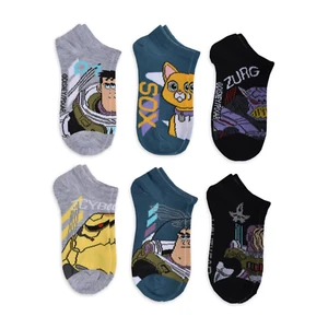 Disney Pixar Buzz Lightyear No Show Socks Fits Shoe Size Large 3-9 Youth NEW - Picture 1 of 3