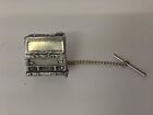 Dennis Fire Engine circa 1990 (Front) 3D CAR Tack Tie Pin With Chain ref62A