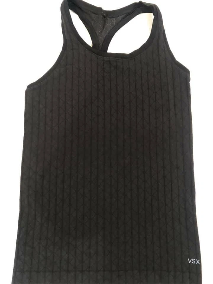 VSX Victoria’s Secret Sport Women's Workout Tank Top Small S Racerback Black EUC - Image 1 of 4