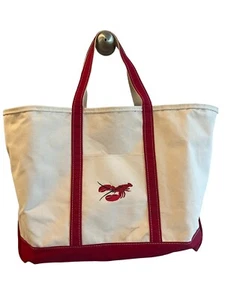 Rare VTG XL LL BEAN Boat & Tote Bag Exclusive Limited Edition Lobster Pot Bag - Picture 1 of 9