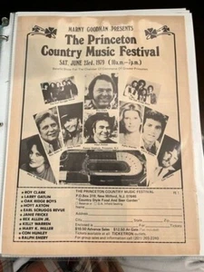 PRINCEON COUNTRY MUSIC FESTIVAL - Picture 1 of 1