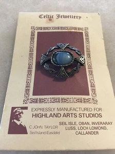 Highland Art Studios Celtic Jewelers Brooch New On Card Scotland Estate Find! - Picture 1 of 6