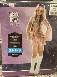 Disco Diva Costume Child Large - Picture 1 of 2