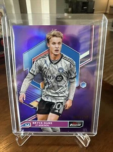 2023 Topps Finest MLS BRYCE DUKE REFRACTOR PÚRPURA CF MONTREAL 36/250 #37 - Imagen 1 de 3