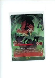 2024 Disney Lorcana Scar Heartless Hunter 14/P2 Enchanted Championship Promo - Imagen 1 de 2