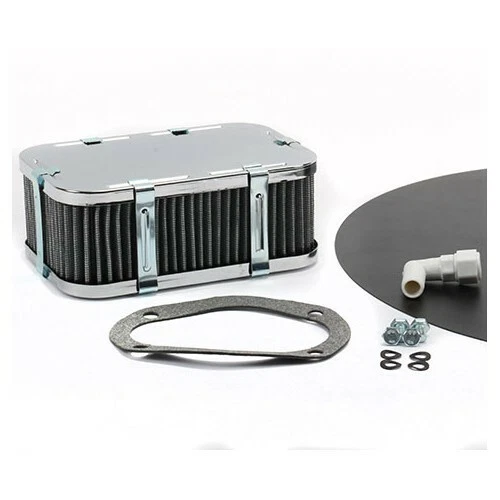 Filtro de aire cromado progresivo Weber para VW Dune Buggy # CPR129360-DB Foto 1 de 1