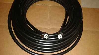 US MADE  RG-213/U   CB  Ham Radio  PL259 UHF to PL259 UHF coax cable 100 FT - Image 1 of 4