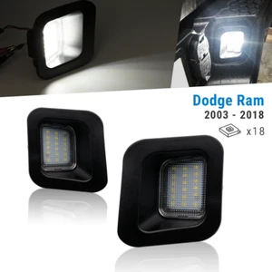 Conjunto de bombillas de placa con etiqueta LED blanca brillante para 2003-2018 Ram 1500 - Imagen 1 de 8
