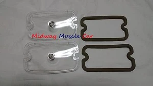 69 70 Pontiac GTO Judge front turn signal parking lamp light assy  lens & gasket - Picture 1 of 5