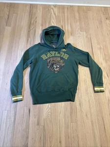 Sudadera con capucha vintage Nike Baylor Sailor Bear para hombre pequeña verde polar NCAA - Imagen 1 de 9