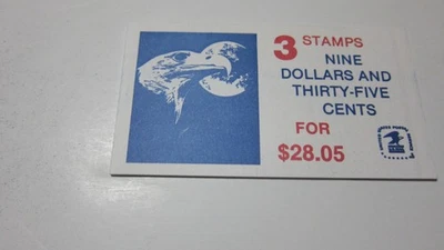 U.S.1983 Eagle and Moon Stamp Booklet. Scott# BK140B ( 3 of Scott # 1909) (9.35) - Image 1 of 2