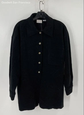 Chaqueta para mujer Moda International negra manga larga botón delantero talla pequeña nueva con etiquetas Foto 1 de 4