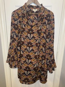 Vestido Umgee Boho Festival Manga Larga Manga Ángel Floral Para Mujer Mediano - Imagen 1 de 3